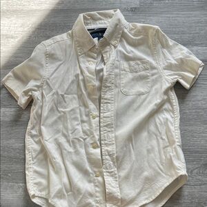 Ralph Lauren boys Cream Short Sleeve Shirt